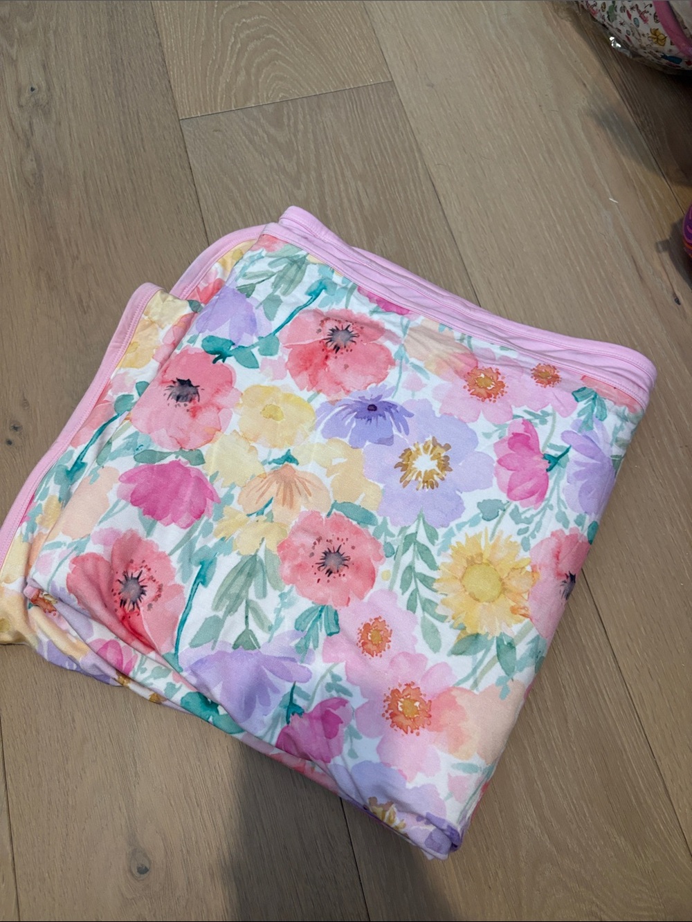 NWOT Mothers Day little Sleepies floral cloud blanket